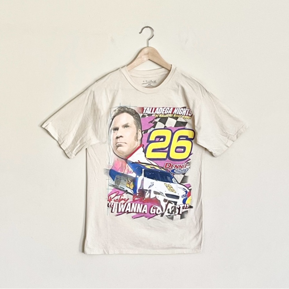 Talladega Nights Ricky Bobby #26 NASCAR Racing Movie T Shirt Adult size Medium